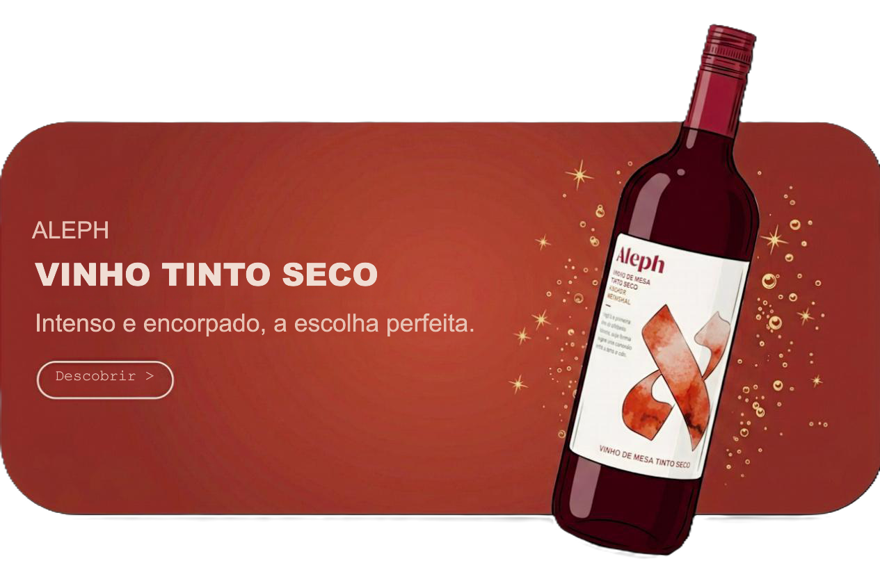 Vinho Tinto Seco - Aleph - Intenso e encorpado, a escolha perfeita
